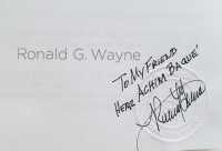 Ron Wayne's dedication